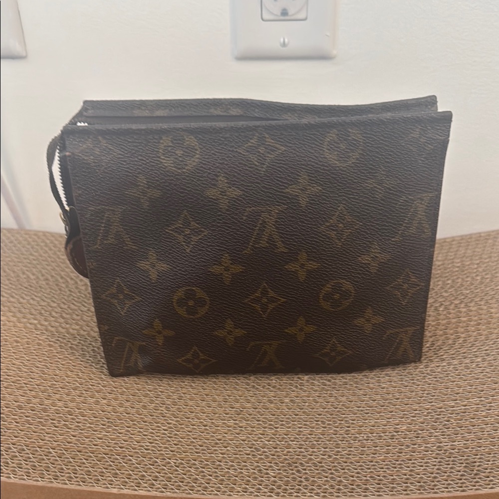 Louis Vuitton Brown Monogram Cosmetic Bag